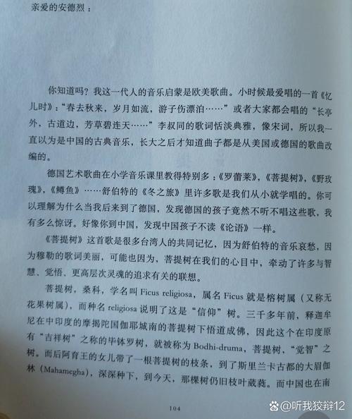 亲爱的安德烈在线阅读：龙应台与儿子的36封家书，感动千万人的亲情对话